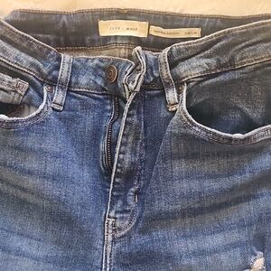 High Rise Blue Jeans